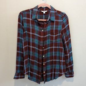 LL Bean Plaid Button Shirt